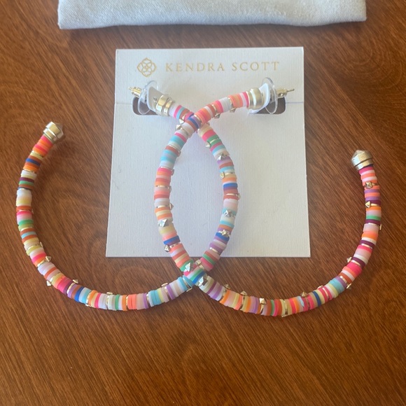 Kendra Scott Jewelry - Kendra Scott multicolored extra large post hoops